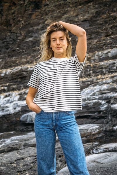 JONNA – Heavy T-Shirt (Damen) aus 100% Bio-Baumwolle (GOTS) von SALZWASSER von SALZWASSER