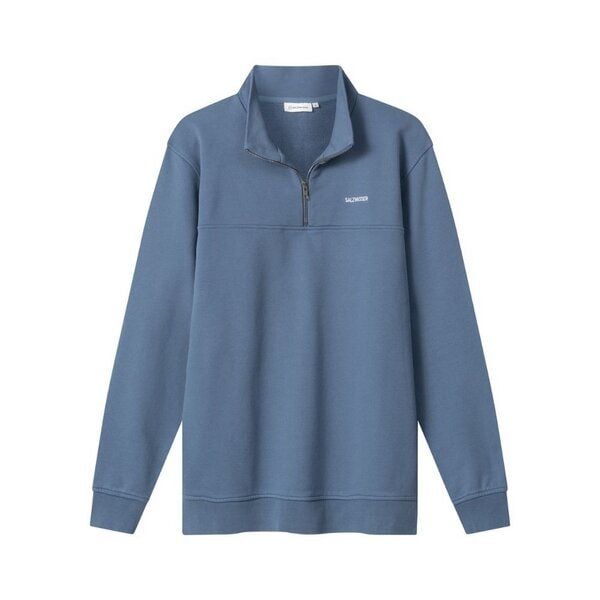 KNUT – Half-Zip Sweater (Unisex) aus 100% Bio-Baumwolle (GOTS) von SALZWASSER von SALZWASSER