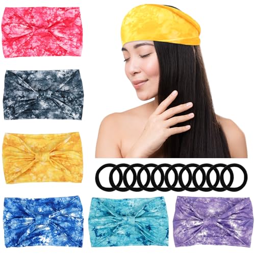 6 Stück Stirnband Damen Haarband mit 10 frauen Haargummi Breite Haarbänder Elastizität Headband Weiche Kopftuch Haarschmuck Fit Workout Spa Fitnesss Laufen Yoga Bandana Sommer 6 Stück Stirnband Damen Haarband mit 10 frauen Haargummi Breite Haarbänder Elastizität Headband Weiche Kopftuch Haarschmuck Fit Workout Spa Fitnesss Laufen Yoga Bandana Sommer von SAMANTHAHALLLTD