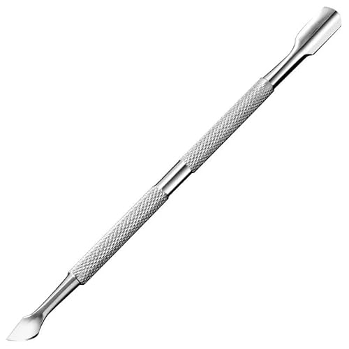 Nagelhautschieber und Nagellackschaber – 2 doppelseitige Nagelschieber und Unternagelreiniger, professionelles Nagelhautstäbchen und Gabel aus Edelstahl, mit Metallbox Nagelhautschieber und Nagellackschaber – 2 doppelseitige Nagelschieber und Unternagelreiniger, professionelles Nagelhautstäbchen und Gabel aus Edelstahl, mit Metallbox von SAMANTHAHALLLTD