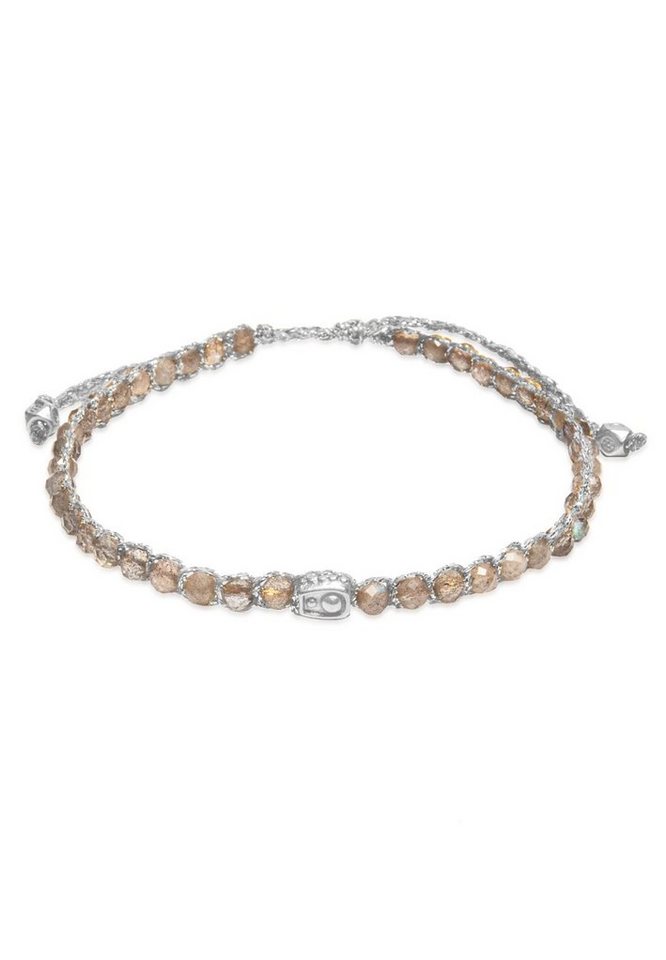 SAMAPURA Armband Labradorit Armband, Silber Faden von SAMAPURA
