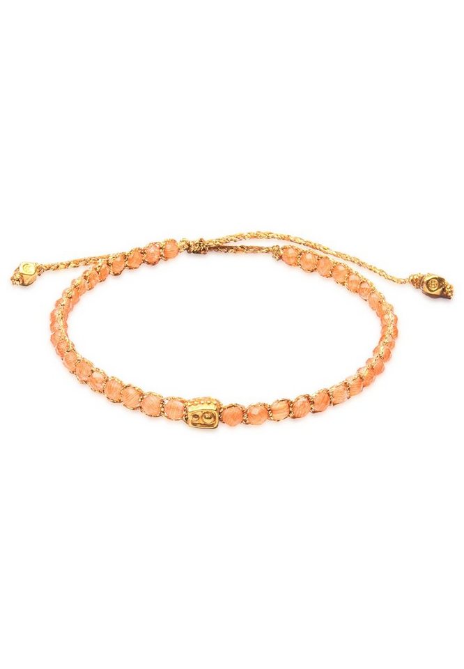 SAMAPURA Armband Leichtes Karneol Armband, Gold Faden (kein Set, 1-tlg) von SAMAPURA