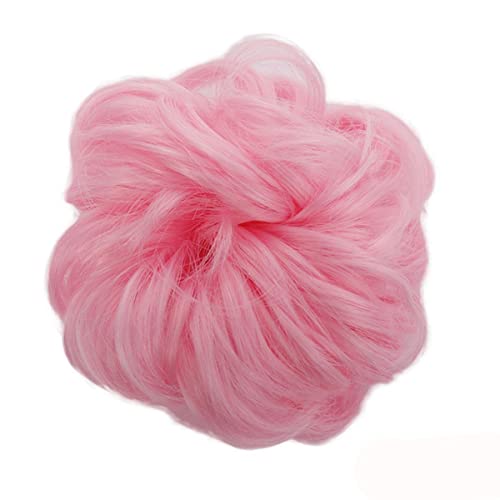 Frauen-Haar-Brötchen-synthetischer gelockter Chignon-Roller-Brötchen-Perückeklaue Clip im Haarteil-Haar-Ring-Wrap-On Messy Bun-2317 von SAMCRY