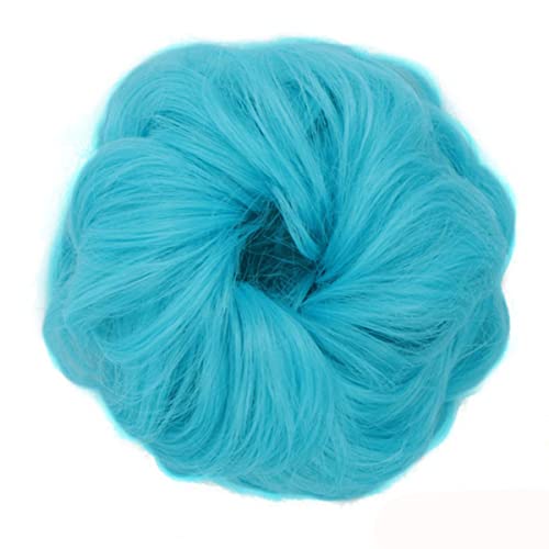 Frauen-Haar-Brötchen-synthetischer gelockter Chignon-Roller-Brötchen-Perückeklaue Clip im Haarteil-Haar-Ring-Wrap-On Messy Bun-2513 von SAMCRY