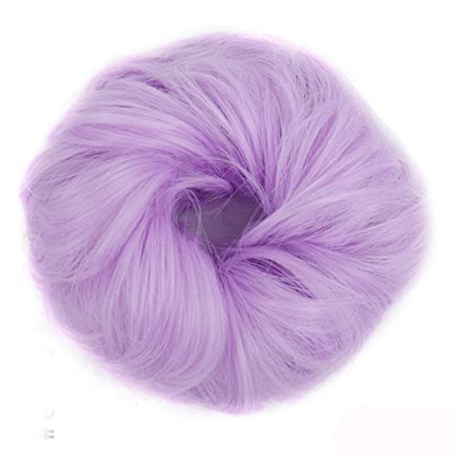 Frauen-Haar-Brötchen-synthetischer lockiger Chignon-Roller-Brötchen-Perücke-Klaue Clip im Haarteil-Haar-Ring-Wrap-On Messy Bun-2403 von SAMCRY