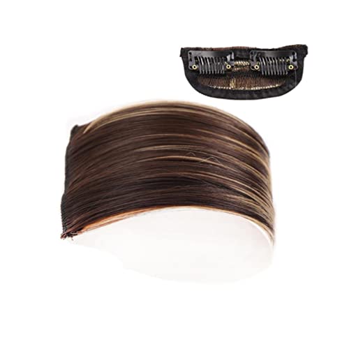 Glattes Haar, flauschiges Kissen, hohe Haarstücke, unsichtbar, natürliche Haarpolster, Clip-Perücken für Frauen, zwei Seiten, dickes Haar, AJ23-106,2 Stück von SAMCRY