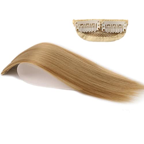 Glattes Haar, weiches Kissen, hohe Haarstücke, unsichtbar, natürliche Haarpolster, Clip-Perücken für Frauen, zwei Seiten, dickes Haarvolumen-AJ17-103,1 PC von SAMCRY