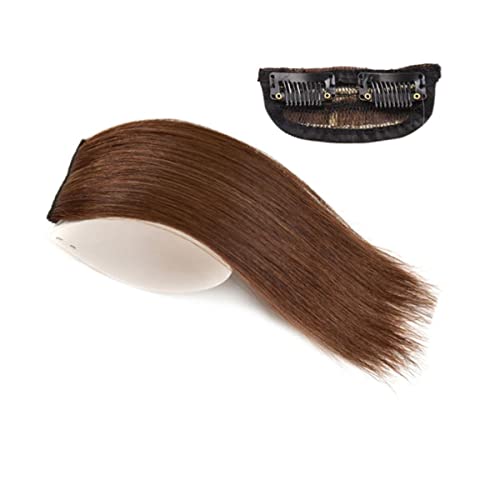 Glattes Haar, weiches Kissen, hohe Haarstücke, unsichtbar, natürliche Haarpolster, Clip-Perücken für Frauen, zwei Seiten, dickes Haarvolumen-AJ17-A-2-30,1 Stück von SAMCRY