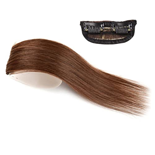 Glattes Haar, weiches Kissen, hohe Haarstücke, unsichtbar, natürliche Haarpolster, Clip-Perücken für Frauen, zwei Seiten, dickes Haarvolumen-AJ17-B-2-30,1 Stück von SAMCRY