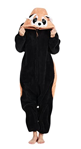 SAMGU Adult Onesie Pyjama Cosplay Tier Body Nachtwäsche Kleid Overall Animal Sleepwear Erwachsene Jumpsuit Costume von SAMGU