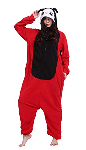 SAMGU Adult Pyjama Cosplay Tier Onesie Body Nachtwäsche Kleid Overall Animal Sleepwear Erwachsene Jumpsuit Costume Marienkäfer L von SAMGU