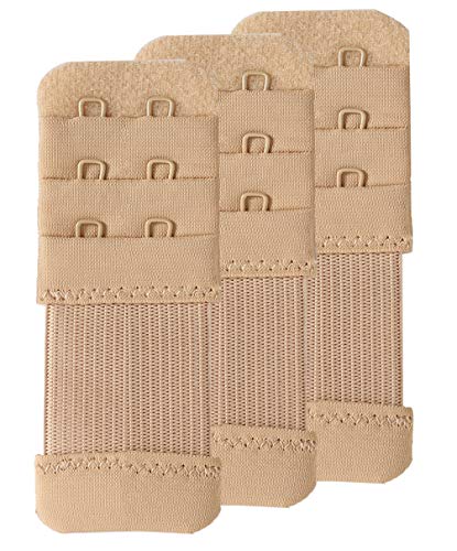 SAMGU BH Verlängerung 2 Haken Bra Extender 2 Hook Erweiterung BH Verlängerer Elastisch Gurt Komfortabel von SAMGU