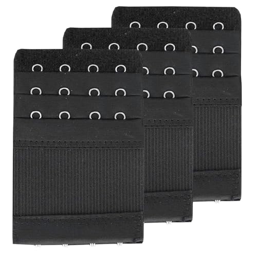 SAMGU BH-Verlängerung 4 Haken Damen BH-Verlängerer, 3 Stück von SAMGU