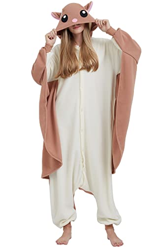 SAMGU Damen Jumpsuits Onesie Tier Unisex Kigurumi Schlafanzug Cosplay Kostüm Erwachsene Pyjamas Hoodie Halloween Fasching Herren Sleepwear von SAMGU