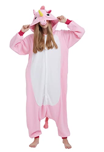 SAMGU Damen Jumpsuits Onesie Tier Unisex Kigurumi Schlafanzug Cosplay Kostüm Erwachsene Pyjamas Hoodie Halloween Fasching Herren Sleepwear von SAMGU