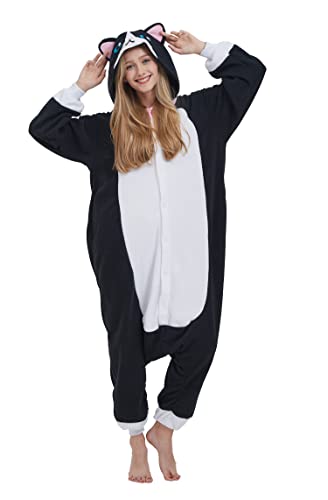 SAMGU Damen Jumpsuits Onesie Tier Unisex Kigurumi Schlafanzug Cosplay Kostüm Erwachsene Pyjamas Hoodie Halloween Fasching Herren Sleepwear von SAMGU