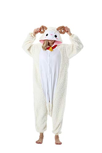 SAMGU Damen Jumpsuits Onesie Tier Unisex Kigurumi Schlafanzug Cosplay Kostüm Erwachsene Pyjamas Hoodie Halloween Fasching Herren Sleepwear von SAMGU