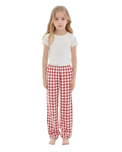 SAMGU Mädchen Pyjamahose, Comfy Cotton Sleep Lounge Bottom Komfortable Homewear Mit Taschen von SAMGU