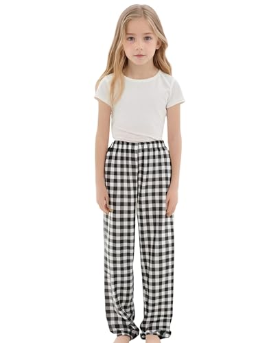 SAMGU Mädchen Pyjamahose, Comfy Cotton Sleep Lounge Bottom Komfortable Homewear Mit Taschen von SAMGU