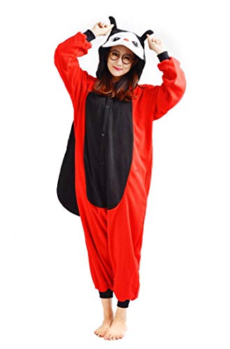 SAMGU Marienkäfer Anime Cosplay Schlafanzug Animal Sleepwear Onesie Pyjama tierkostüme Jumpsuit Damen Herren Größe M von SAMGU