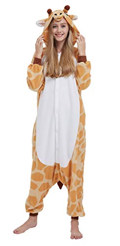 SAMGU Tier Onesie Pyjama Cosplay Kostüme Schlafanzug Erwachsene Unisex Animal Tieroutfit tierkostüme Jumpsuit L von SAMGU