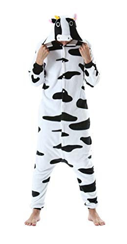 SAMGU Tier Onesie Pyjama Cosplay Kostüme Schlafanzug Erwachsene Unisex Animal Tieroutfit tierkostüme Jumpsuit S von SAMGU