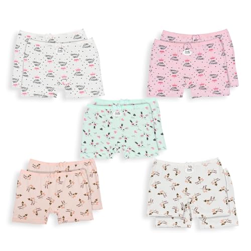 SAMILY Unterhosen Mädchen 10er Set Pantys Baumwolle Boxershorts Unterwäsche Gr. 134/140 9-10 Jahre von SAMILY