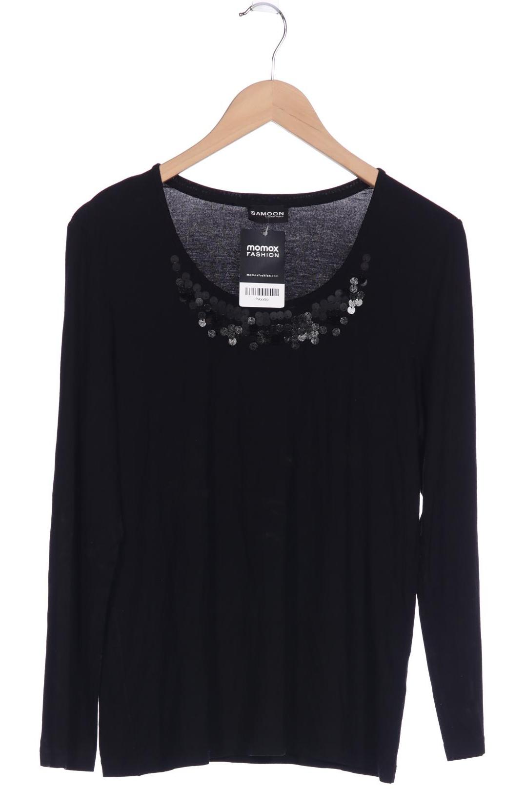 SAMOON by Gerry Weber Damen Langarmshirt, schwarz von SAMOON by Gerry Weber