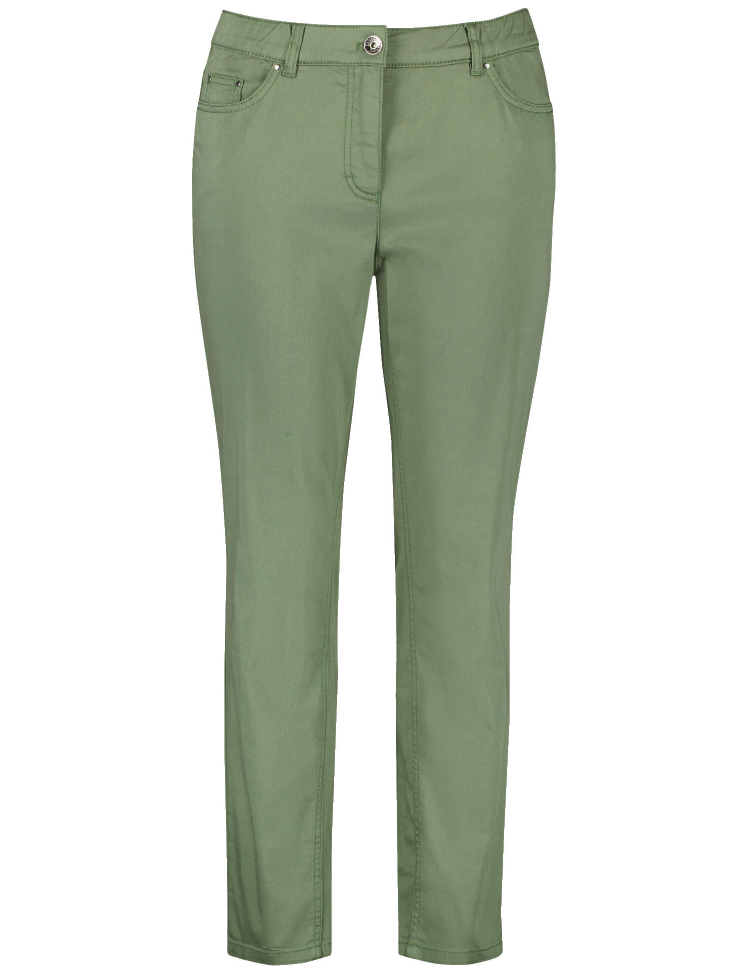 SAMOON - 5-Pocket Jeans Betty cedar green - Gr. - 52 von SAMOON