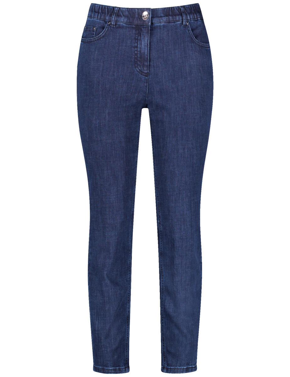 SAMOON - 5-Pocket Jeans blau - Gr. - 42 von SAMOON