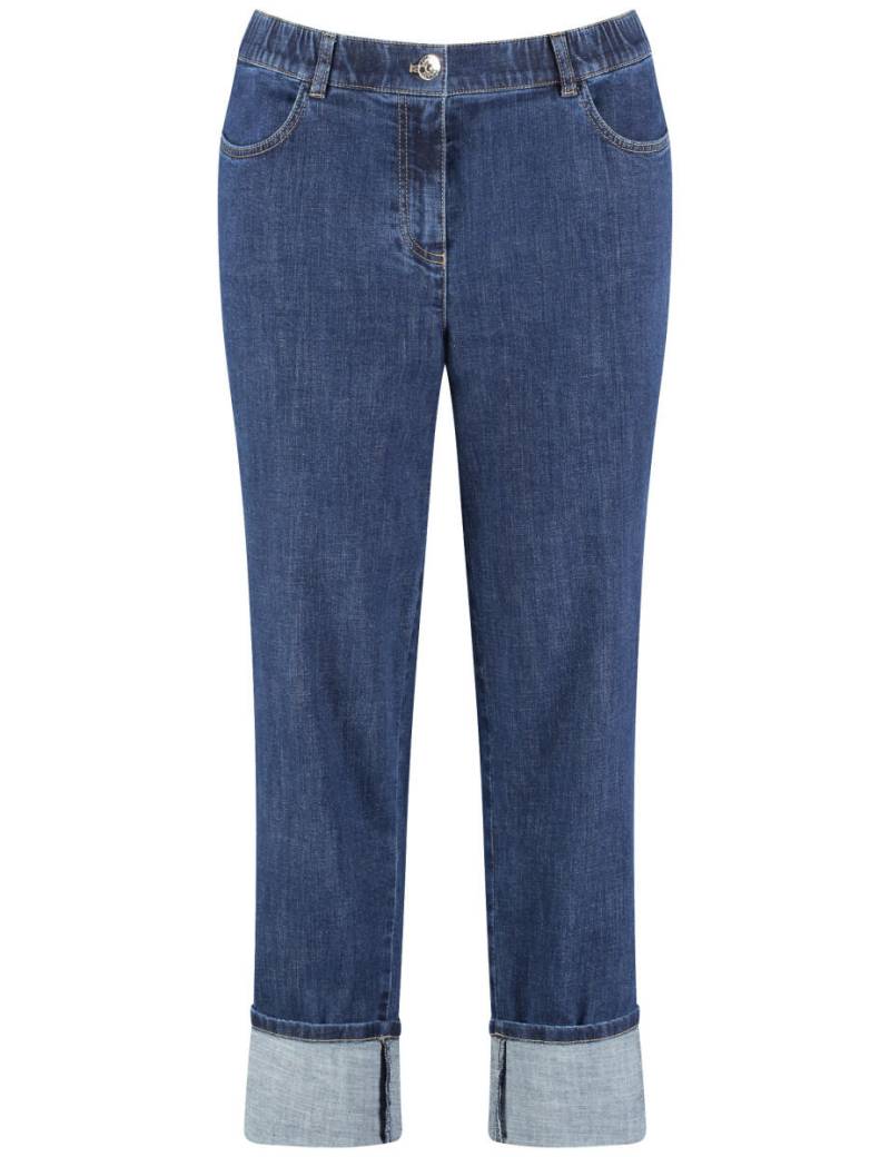 SAMOON - 7/8 Jeans blau - Gr. - 42 von SAMOON