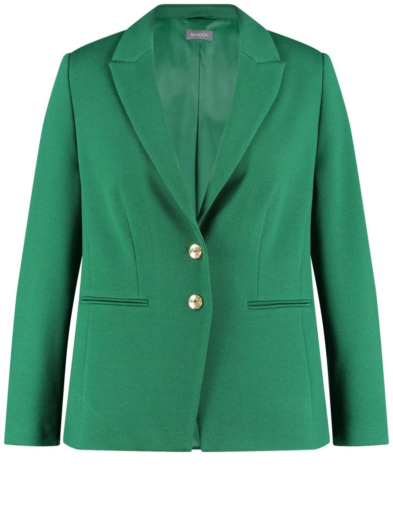 SAMOON - BLAZER LANGARM dark green - Gr. - 46 von SAMOON