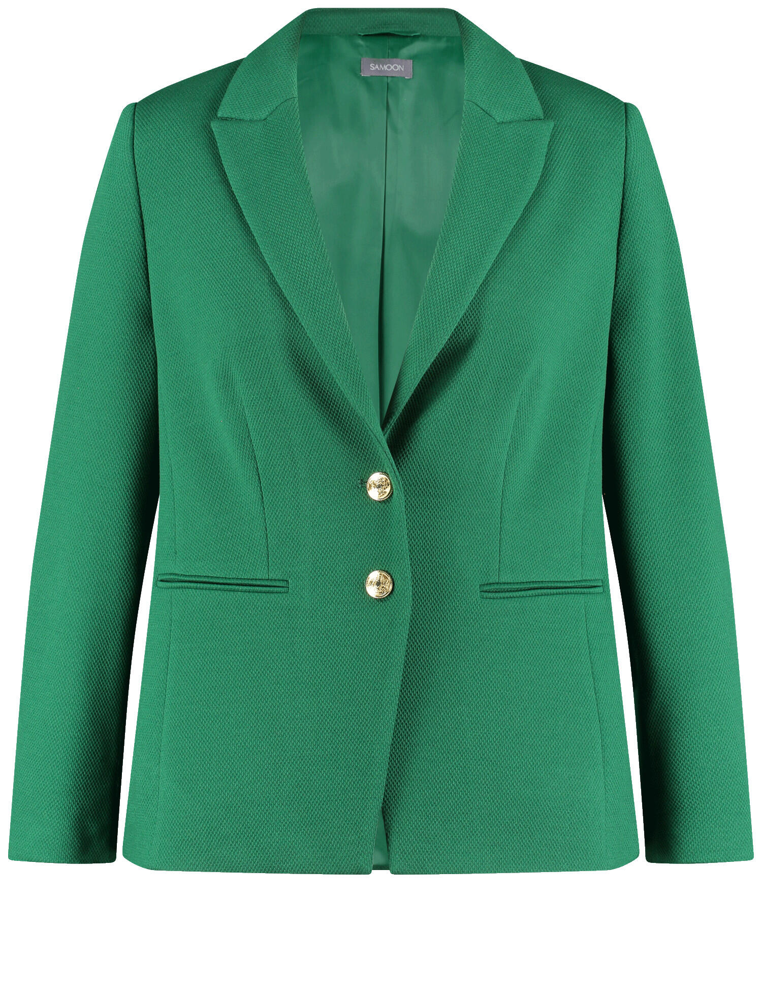 SAMOON - BLAZER LANGARM dark green - Gr. - 52 von SAMOON