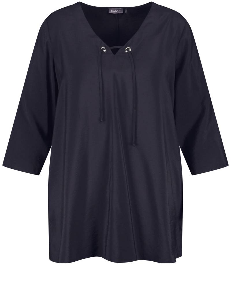 SAMOON - BLUSE 3/4 ARM navy - Gr. - 48 von SAMOON