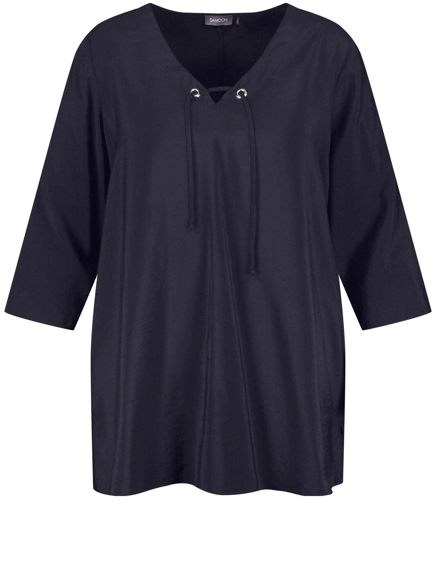 SAMOON - BLUSE 3/4 ARM navy - Gr. - 50 von SAMOON
