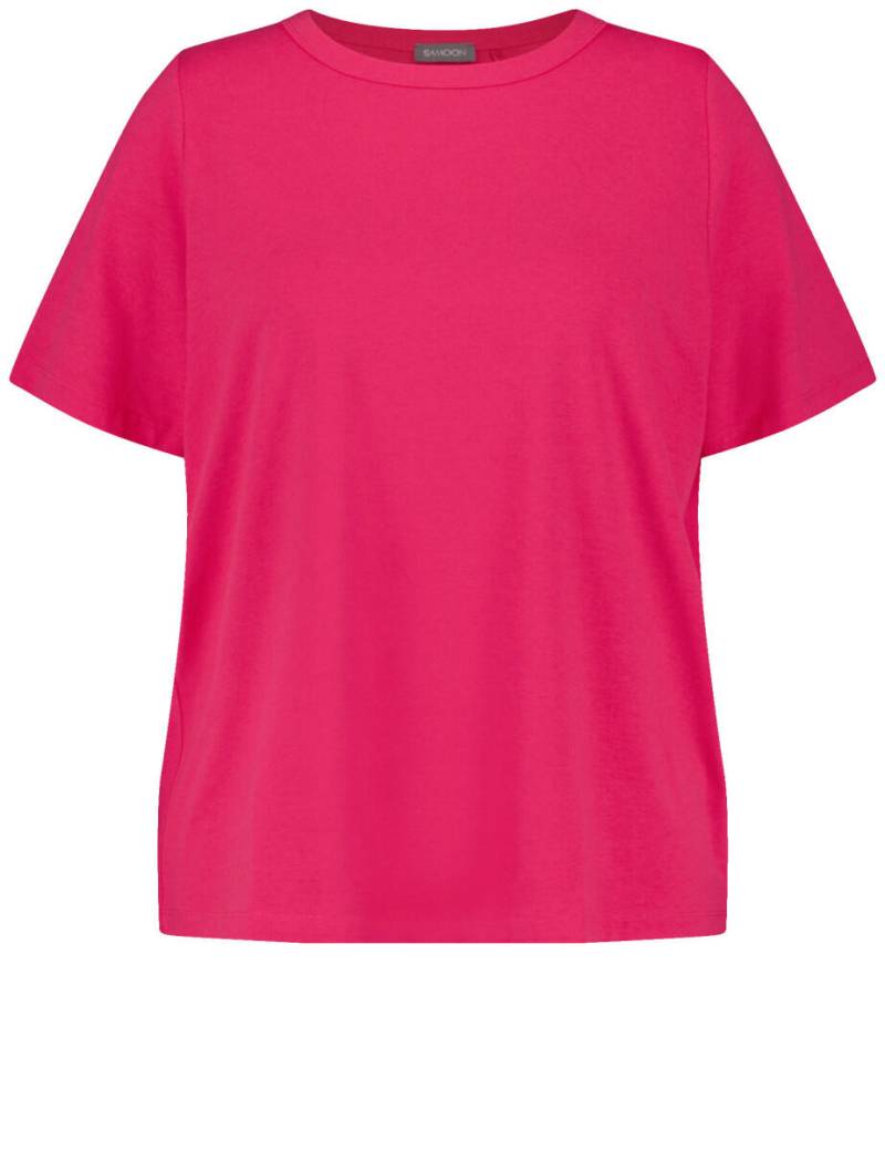 SAMOON - Basic T-Shirt pink - Gr. - 42 von SAMOON
