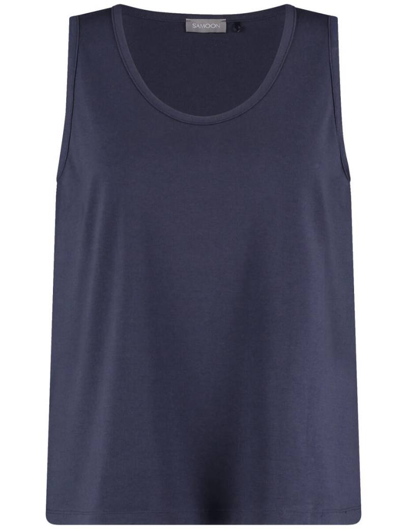 SAMOON - Basic Top blau - Gr. - 52 von SAMOON