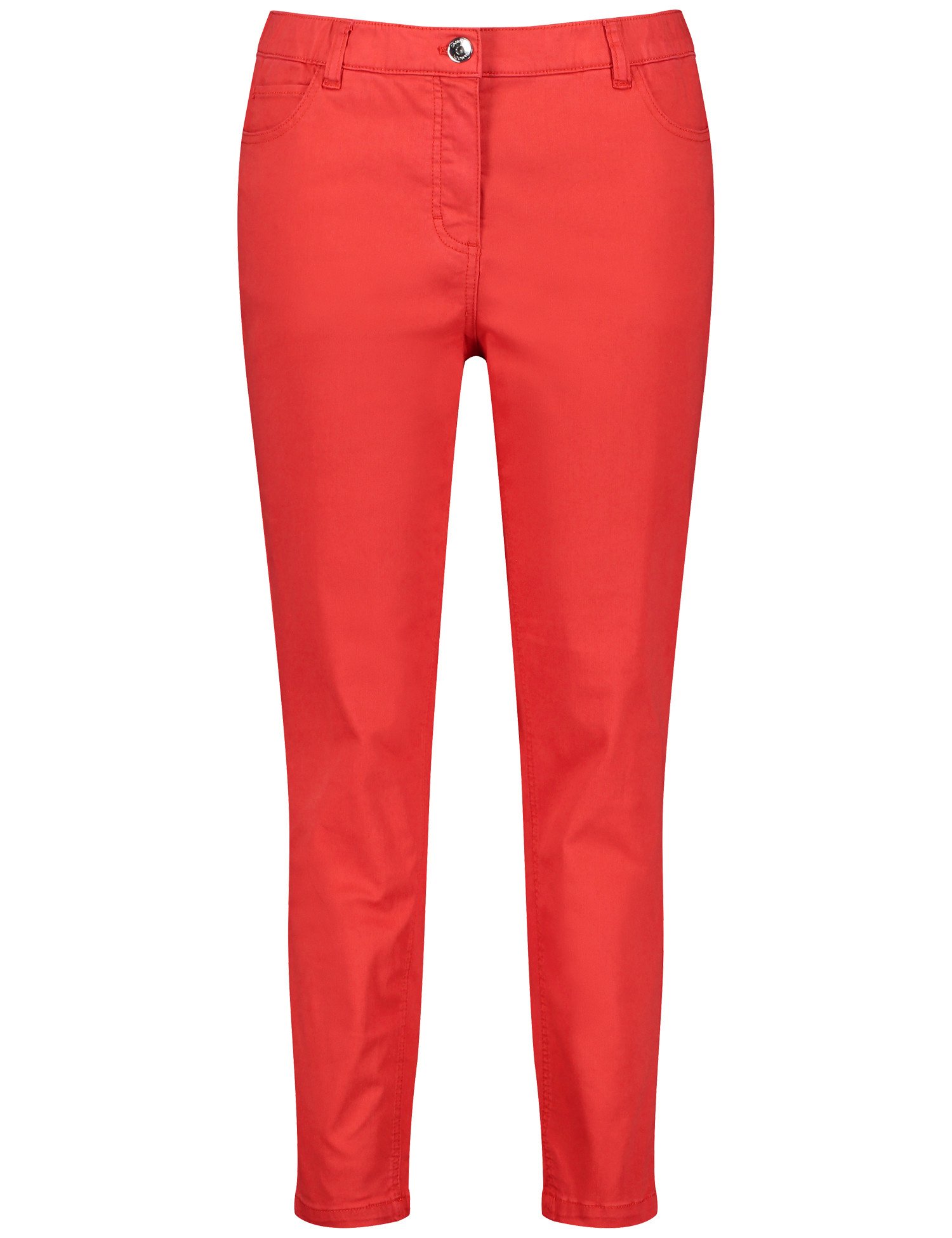 SAMOON Damen Elastische 7/8 Jeans Betty Baumwolle Rot, 52 von SAMOON