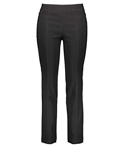 Samoon Damen Freizeit lang Hose, Schwarz (Schwarz 11000), 44 von Samoon