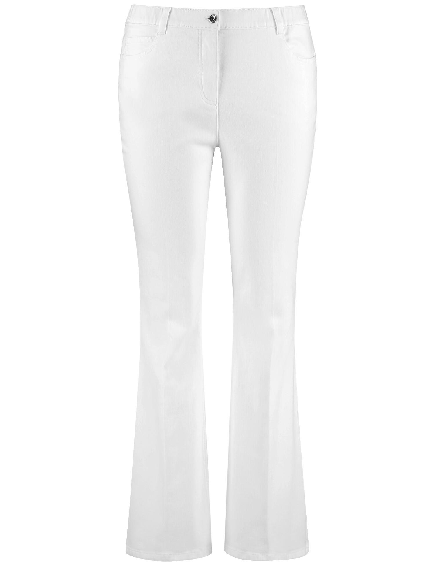 SAMOON - Flared Jeans Betty white - Gr. - 46 von SAMOON