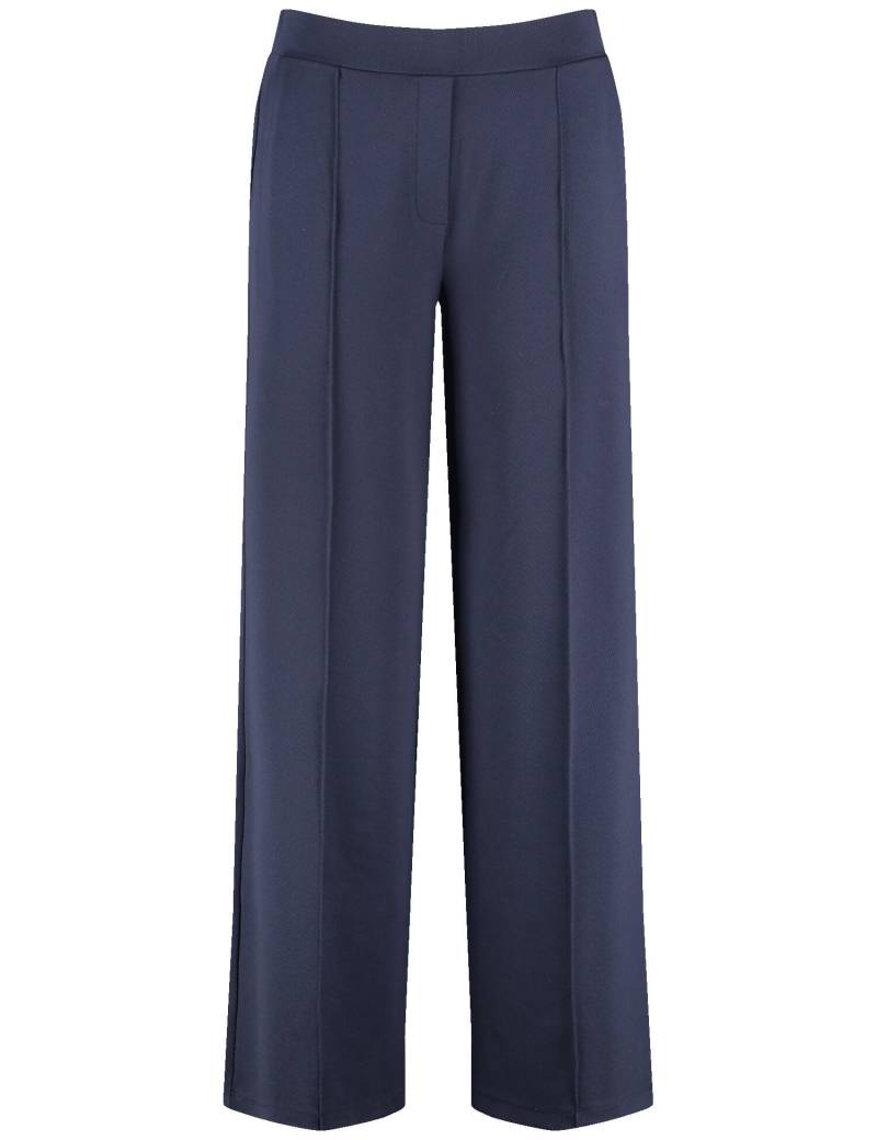 SAMOON - HOSE GEWIRKE (LEGGIN dark lake blue - Gr. - 54 von SAMOON