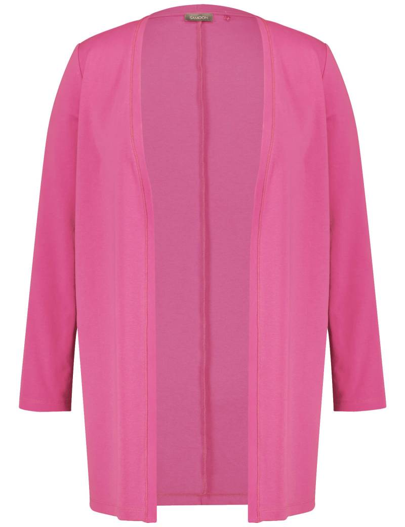 SAMOON - Jacke Gewirke pink power - Gr. - 44 von SAMOON