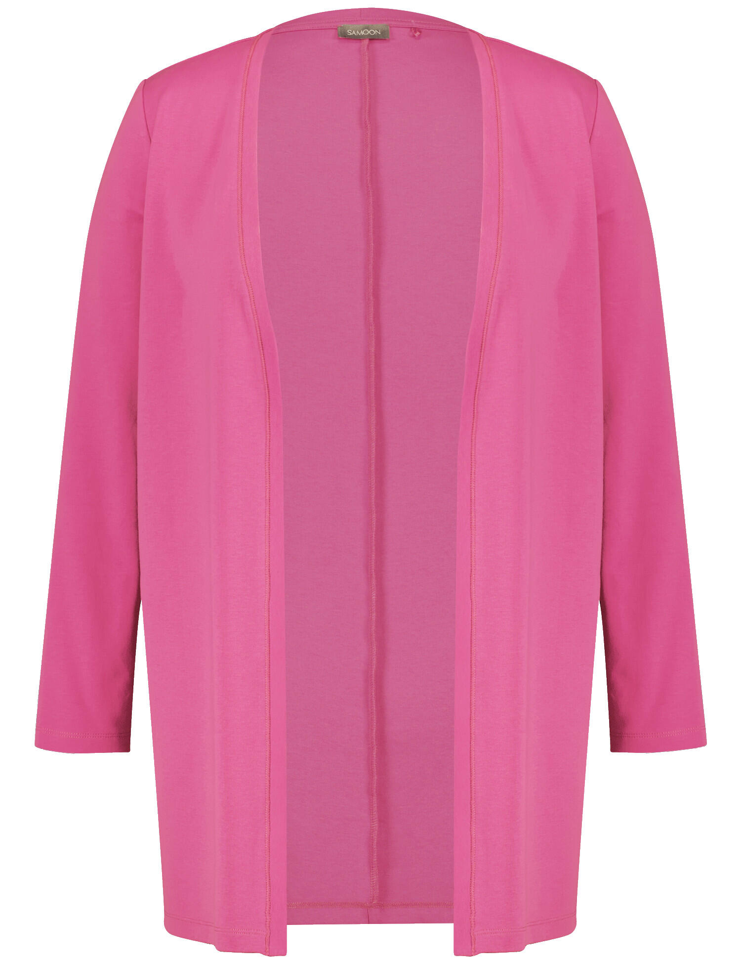 SAMOON - Jacke Gewirke pink power - Gr. - 50 von SAMOON