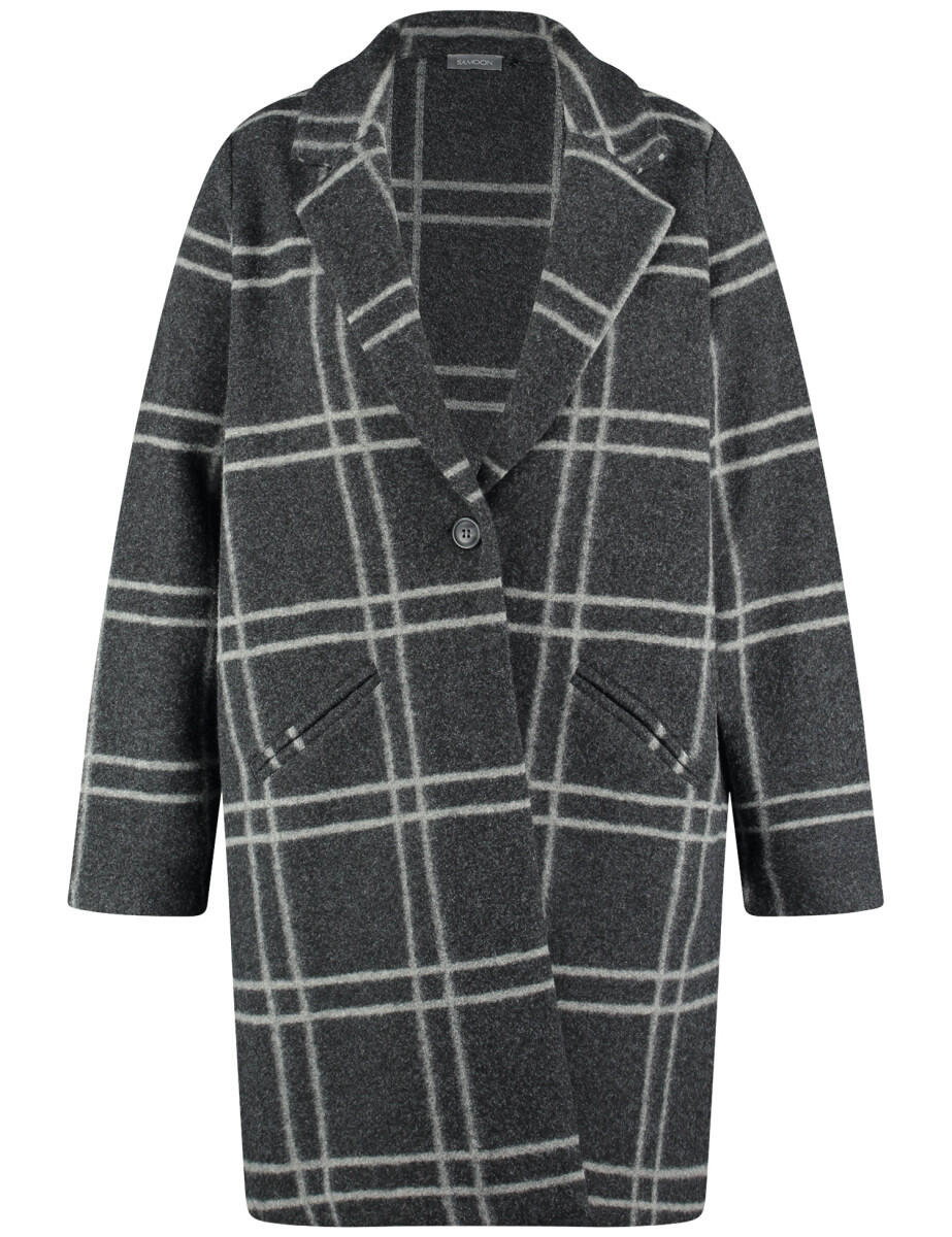 SAMOON - Karojacke grau - Gr. - 42 von SAMOON