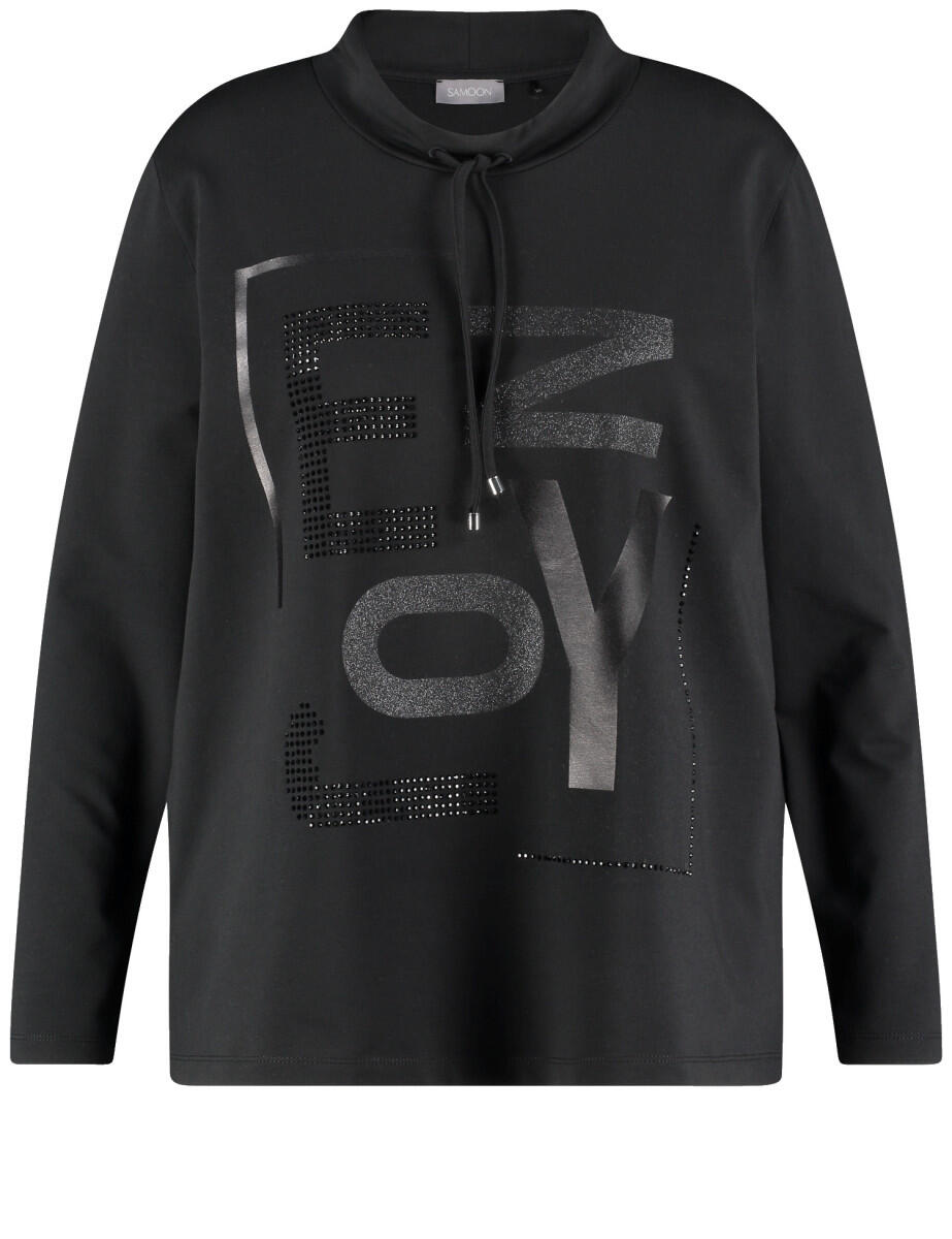 SAMOON - Langarmpullover schwarz - Gr. - 42 von SAMOON