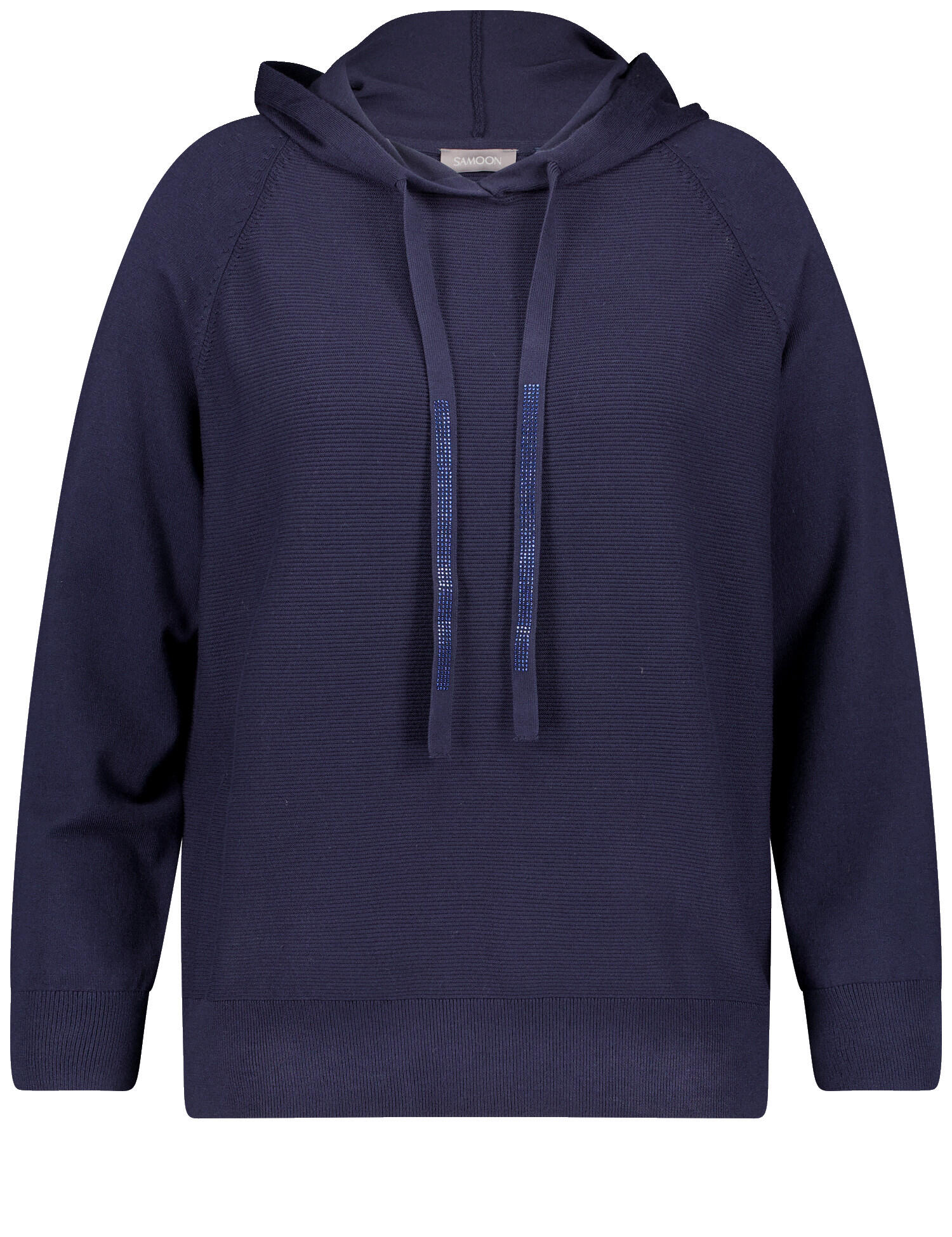 SAMOON - PULLOVER 1/1 ARM dark lake blue - Gr. - 46 von SAMOON