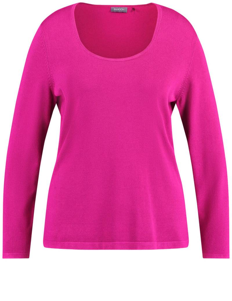 SAMOON - Pullover aus Feinstrick pink - Gr. - 46 von SAMOON