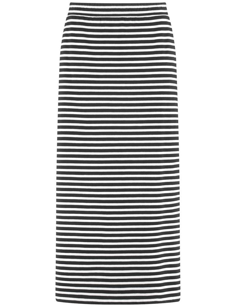 SAMOON - Rock Gewirke schwarz ringel - Gr. - 52 von SAMOON