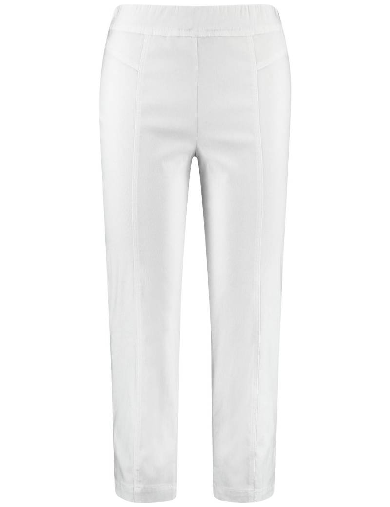 SAMOON - Stretchkomfortable 3/4 Hose Lucy white - Gr. - 54 von SAMOON