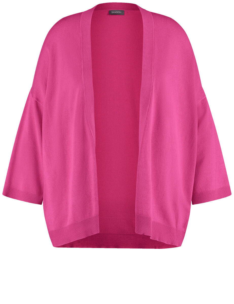 SAMOON - Strickjacke pink - Gr. - 42 von SAMOON